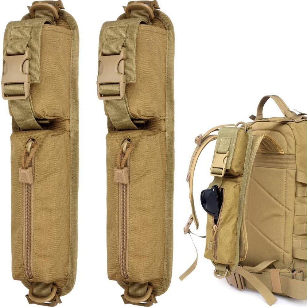 2 Tactical Molle Pouches Backpack Bag Multifunctional Hunting Pouches